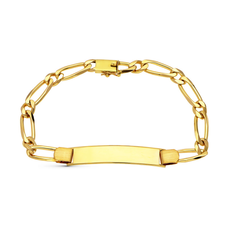 18K ESCLAVA ORO AMARILLO CABALLERO