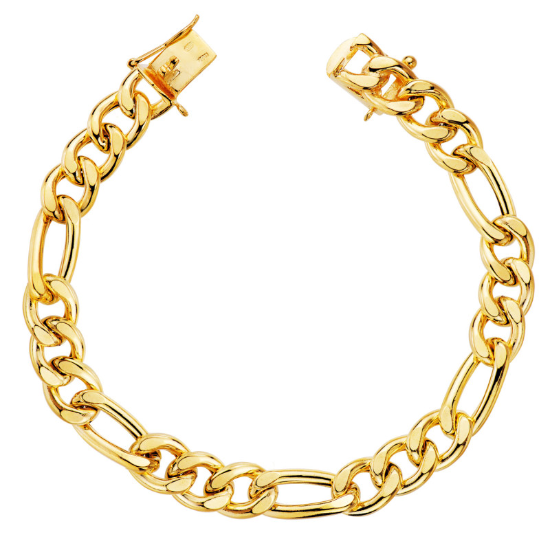 18K PULSERA ORO AMARILLO CARTIER 3X1 HUECA ANCHO: 8 MM. LARGO: 21.5 CM