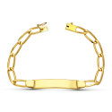 18K ESCLAVA ORO AMARILLO BILBAO MACIZA