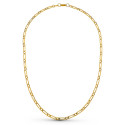 18K CADENA ORO AMARILLO CARTIER HUECA 50CM 3 MM 18K CADENA ORO AMARILLO CARTIER HUECA 50CM 3 MM