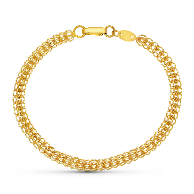 18K PULSERA ORO AMARILLO CARAQUEÑA