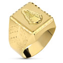 18K SELLO ORO AMARILLO VIRGEN DEL ROCIO HUECO 18K SELLO ORO AMARILLO VIRGEN DEL ROCIO HUECO