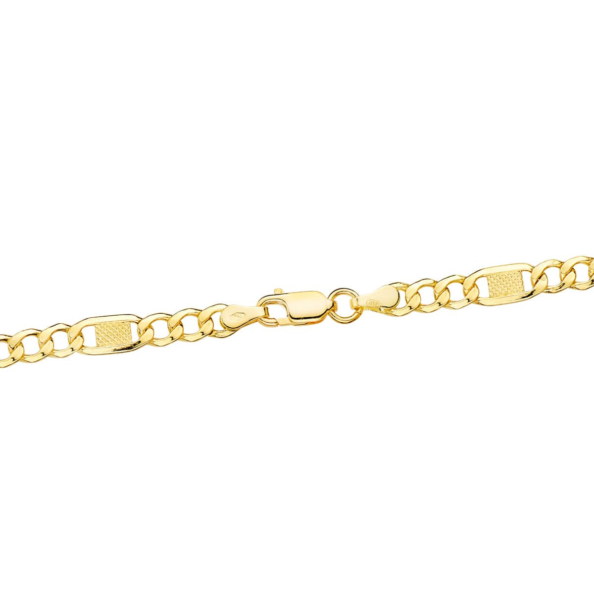 18K CADENA CARTIER ORO AMARILLO ESLABONES HUECOS 3X1. LARGO: 50CM ANCHO: 5 MM