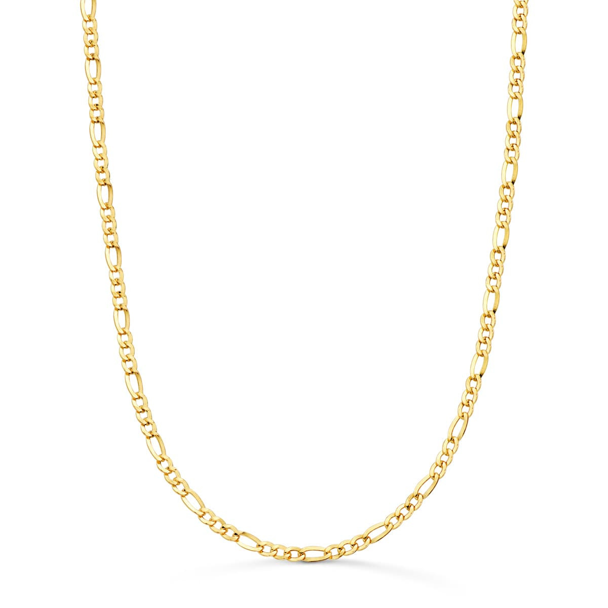 18K CADENA ORO AMARILLO CARTIER HUECA ESLABON PLANO ANCHO: 2.2MM LARGO: 60CM