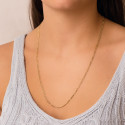 18K CADENA ORO AMARILLO CARTIER HUECA 2.5MM LARGO: 60CM