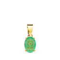 18K COLGANTE ORO AMARILLO GARRAS PIEDRA CUARZO VERDE 8 X 6 MM 18K COLGANTE ORO AMARILLO GARRAS PIEDRA CUARZO VERDE 8 X 6 MM