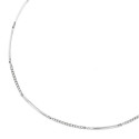 18K GARGANTILLA ORO BLANCO 43 CM 18K GARGANTILLA ORO BLANCO 43 CM