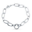 18K PULSERA ORO BLANCO 19CM 18K PULSERA ORO BLANCO 19CM