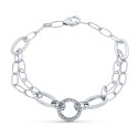 18K PULSERA ORO BLANCO 19CM 18K PULSERA ORO BLANCO 19CM
