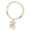 18K PULSERA BICOLOR OSO 21.5CM 18K PULSERA BICOLOR OSO 21.5CM