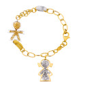 18K PULSERA BICOLOR NIÑO NIÑA 10.50 GR 18K PULSERA BICOLOR NIÑO NIÑA 10.50 GR