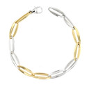 18K PULSERA BICOLOR 20CM 18K PULSERA BICOLOR 20CM