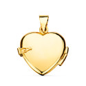 18K GUARDAPELO DIJE PORTAFOTOS ORO AMARILLO CORAZON BRILLO 20X20 MM C. AMOR 18K GUARDAPELO DIJE PORTAFOTOS ORO AMARILLO CORAZON BRILLO 20X20 MM C. AMOR