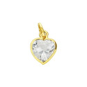 18K COLGANTE ORO AMARILLO CORAZON CIRCONITA 10X7 MM C. AMOR 18K COLGANTE ORO AMARILLO CORAZON CIRCONITA 10X7 MM C. AMOR