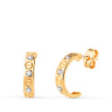 18K PENDIENTES ORO AMARILLO MEDIO ARO ABIERTO TORNILLOS Y CIRCONITAS EN BRILLO. MEDIDA: 12X3 MM. CIERRE PRESION 18K PENDIENTES ORO AMARILLO MEDIO ARO ABIERTO TORNILLOS Y CIRCONITAS EN BRILLO. MEDIDA: 12X3 MM. CIERRE PRESION