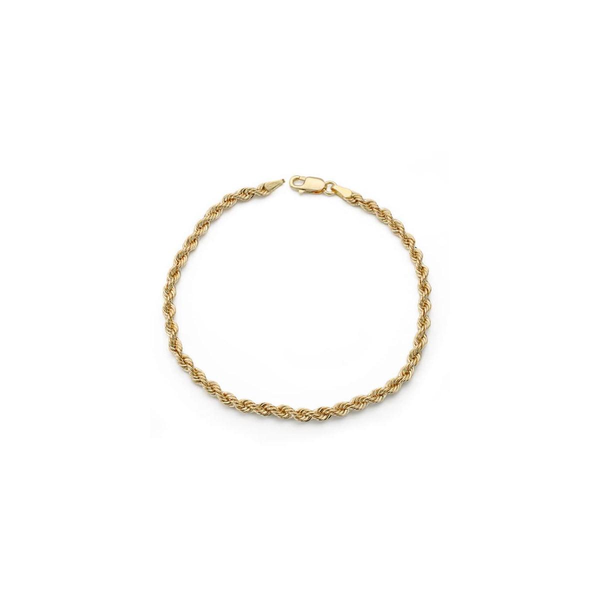 18K PULSERA ORO AMARILLO CORDON SALOMONICO. ANCHO 3,3 MM LARGO 19,5 CM