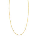 18K CADENA ORO AMARILLO ANCLA MACIZA LARGO 50CM ANCHO 1,2 MM