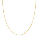 18K CADENA ORO AMARILLO FORZADA ANCLA MACIZA BORDES TALLADOS ANCHO: 1,5 MM. LARGO: 45CM 18K CADENA ORO AMARILLO FORZADA ANCLA MACIZA BORDES TALLADOS ANCHO: 1,5 MM. LARGO: 45CM