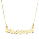 18K COLLAR ORO AMARILLO MAMA 31 MM CADENA 45CM 18K COLLAR ORO AMARILLO MAMA 31 MM CADENA 45CM