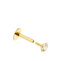 18K PIERCING LABIO ORO AMARILLO CIRCONITA BOCEL 3 MM GRUESO BARRA 1.20 MM LONGITUD 7 MM TOTAL PIERCING 9 MM CIERRE TUERCA 18K PIERCING LABIO ORO AMARILLO CIRCONITA BOCEL 3 MM GRUESO BARRA 1.20 MM LONGITUD 7 MM TOTAL PIERCING 9 MM CIERRE TUERCA