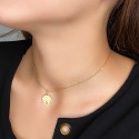 18K COLGANTE ORO AMARILLO REDONDO MAMA TE QUIERO CON CORAZONE CALADOS 15 MM 18K COLGANTE ORO AMARILLO REDONDO MAMA TE QUIERO CON CORAZONE CALADOS 15 MM