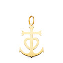 18K CRUZ DE LA CAMARGA ORO AMARILLO EN BRILLO. 22 X 15 MM 18K CRUZ DE LA CAMARGA ORO AMARILLO EN BRILLO. 22 X 15 MM