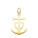 18K CRUZ DE LA CAMARGA ORO AMARILLO EN BRILLO. 27 X 19 MM 18K CRUZ DE LA CAMARGA ORO AMARILLO EN BRILLO. 27 X 19 MM