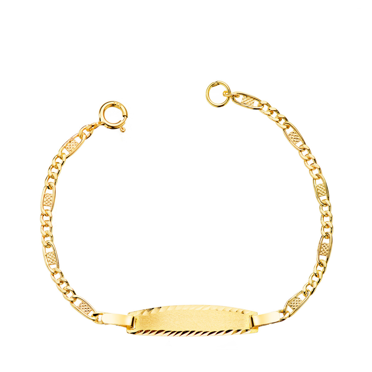 18K ESCLAVA ORO AMARILLO CARTIER 3X1 ANCHO: 2MM. CHAPA: 19X4MM. LARGO 11,5 CM