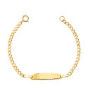 18K ESCLAVA ORO AMARILLO BARBADA HUECA. ANCHO: 2MM. PLACA CHAPA: 19X4MM. LARGO 12CM 18K ESCLAVA ORO AMARILLO BARBADA HUECA. ANCHO: 2MM. PLACA CHAPA: 19X4MM. LARGO 12CM