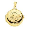 18K GUARDAPELO DIJE PORTAFOTOS ORO AMARILLO REDONDO LABRADO. 23 MM 18K GUARDAPELO DIJE PORTAFOTOS ORO AMARILLO REDONDO LABRADO. 23 MM