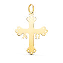 18K COLGANTE ORO AMARILLO CRUZ DE COVADONGA O VICTORIA SILUETA EN BRILLO. 27 X 20 MM 18K COLGANTE ORO AMARILLO CRUZ DE COVADONGA O VICTORIA SILUETA EN BRILLO. 27 X 20 MM
