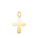 18K COLGANTE ORO AMARILLO CRUZ DEL BAUTISMO SILUETA EN BRILLO. 18 X 13 MM 18K COLGANTE ORO AMARILLO CRUZ DEL BAUTISMO SILUETA EN BRILLO. 18 X 13 MM