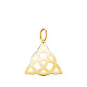 18K COLGANTE ORO AMARILLO SIMBOLO DE LA TRINIDAD EN BRILLO. MEDIDA: 18 X 17 MM 18K COLGANTE ORO AMARILLO SIMBOLO DE LA TRINIDAD EN BRILLO. MEDIDA: 18 X 17 MM