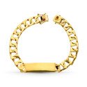 18K ESCLAVA ORO AMARILLO MACIZA 22 CM 9 MM 18K ESCLAVA ORO AMARILLO MACIZA 22 CM 9 MM