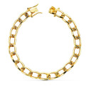 18K PULSERA ORO AMARILLO BARBADA MACIZA 8 MM 22CM 18K PULSERA ORO AMARILLO BARBADA MACIZA 8 MM 22CM