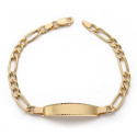 18K PULSERA ESCLAVA ORO AMARILLO COMUNION CARTIER 18CM 18K PULSERA ESCLAVA ORO AMARILLO COMUNION CARTIER 18CM