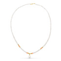 18K GARGANTILLA ORO AMARILLO PERLA CONCHA NATURAL Y PERLA ROSA 18K GARGANTILLA ORO AMARILLO PERLA CONCHA NATURAL Y PERLA ROSA