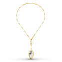 18K GARGANTILLA ORO BICOLOR 45CM