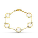 18K PULSERA ORO BICOLOR MOTIVOS 18K PULSERA ORO BICOLOR MOTIVOS