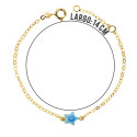 18K PULSERA ORO AMARILLO BEBE ESTRELLA ESMAL.14CM