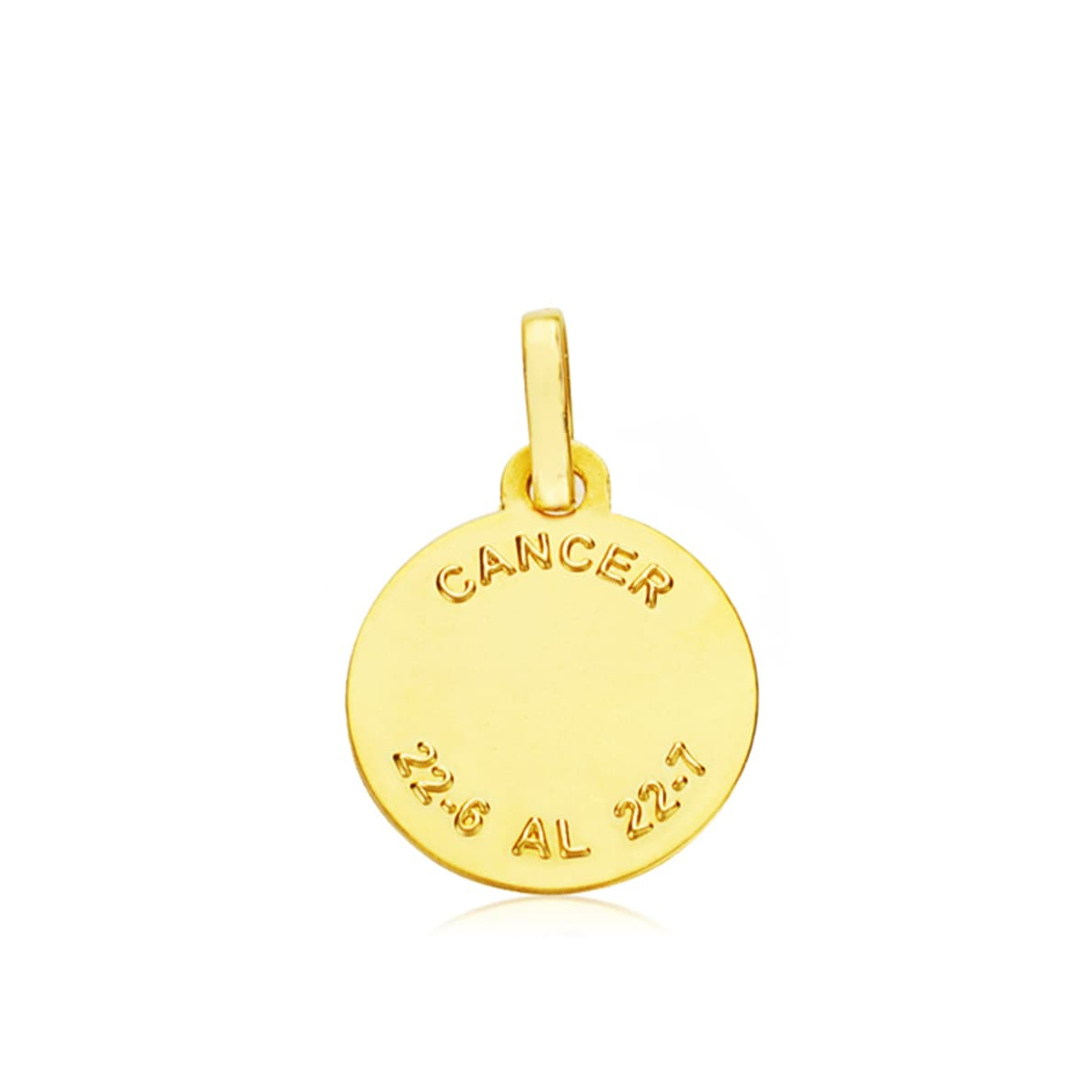 18K HOROSCOPO ORO AMARILLO CANCER 13 MM