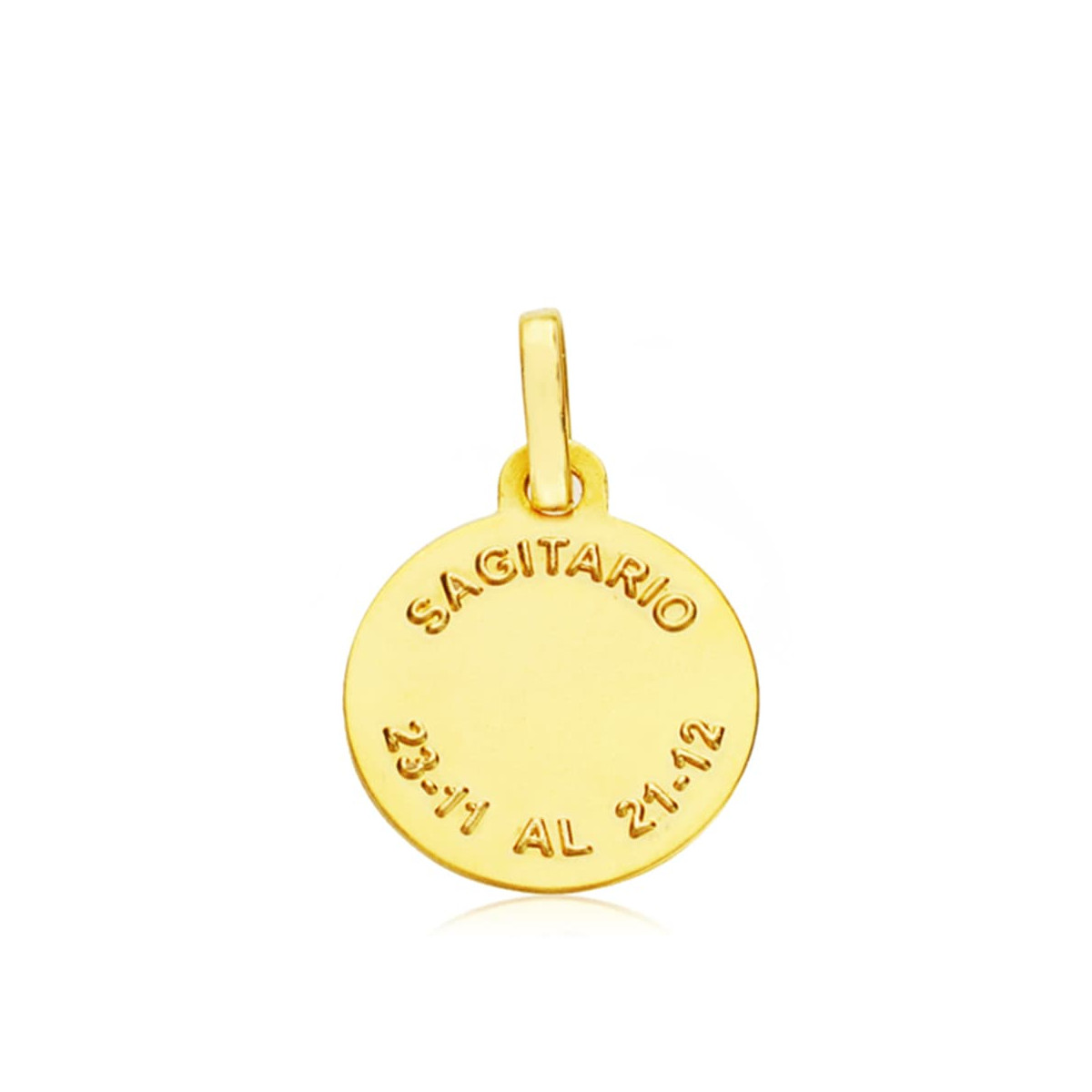 18K HOROSCOPO ORO AMARILLO SAGITARIO 13 MM