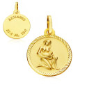 18K HOROSCOPO ORO AMARILLO ORO AMARILLO ACUARIO 16 MM 18K HOROSCOPO ORO AMARILLO ORO AMARILLO ACUARIO 16 MM