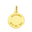 18K HOROSCOPO ORO AMARILLO ORO AMARILLO ACUARIO 16 MM 18K HOROSCOPO ORO AMARILLO ORO AMARILLO ACUARIO 16 MM