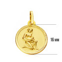 18K HOROSCOPO ORO AMARILLO ORO AMARILLO ACUARIO 16 MM 18K HOROSCOPO ORO AMARILLO ORO AMARILLO ACUARIO 16 MM