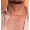 18K PLACA HOROSCOPO ORO AMARILLO CANCER 16 MM