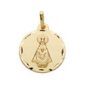 18K MEDALLA ORO AMARILLO VIRGEN DE TISCAR TALLADA 22 MM 18K MEDALLA ORO AMARILLO VIRGEN DE TISCAR TALLADA 22 MM