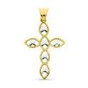 18K CRUZ ORO BICOLOR 36X23 MM 18K CRUZ ORO BICOLOR 36X23 MM
