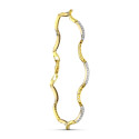18K PULSERA ORO BICOLOR CIRCONITAS