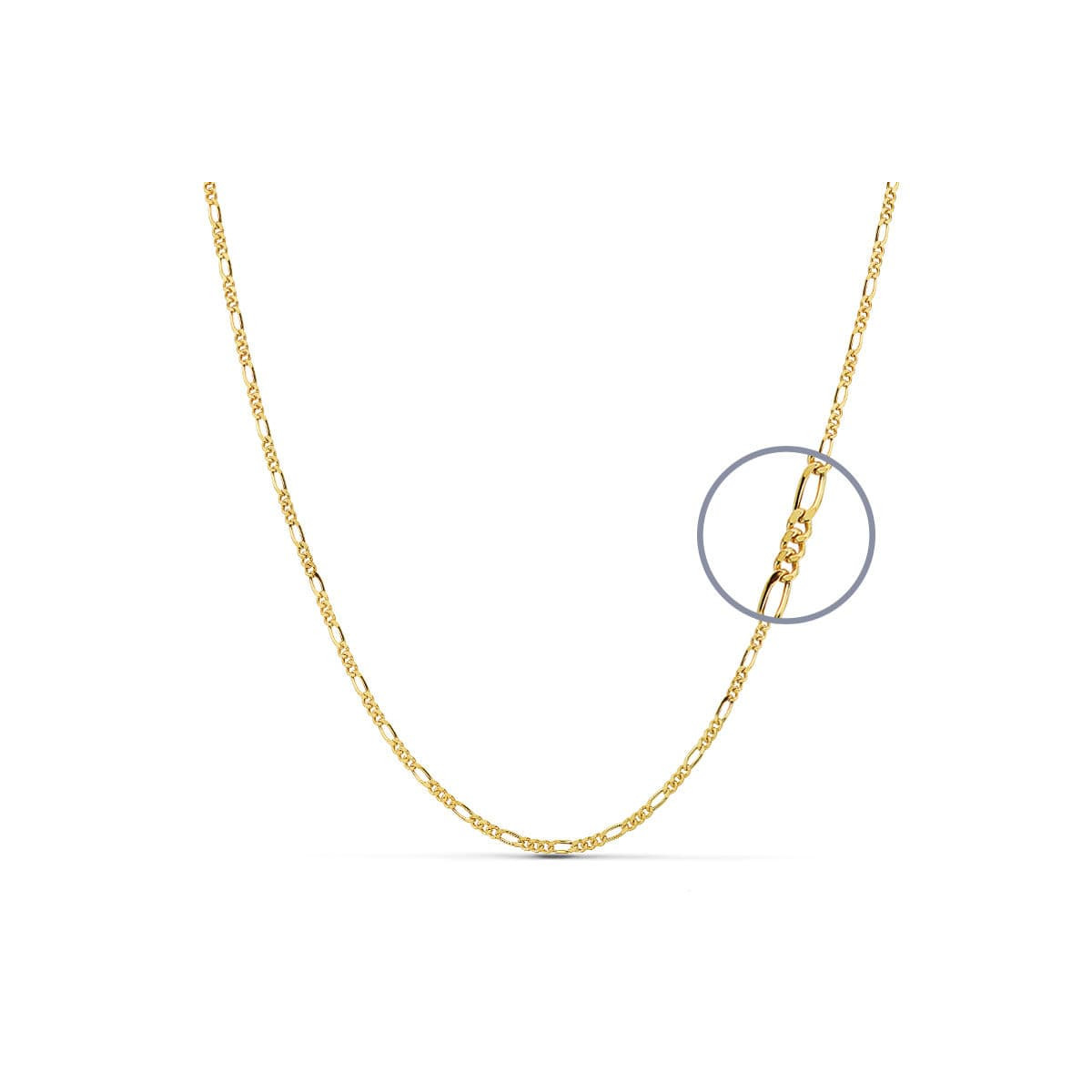 18K CADENA ORO AMARILLO CARTIER 40CM HUECA 2.00 MM